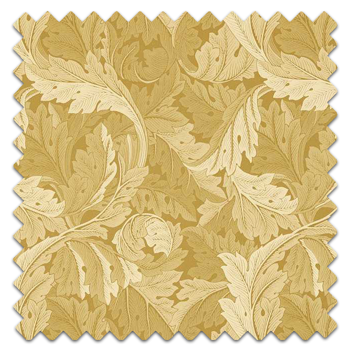 Swatch of Acanthus Jacquard Gold