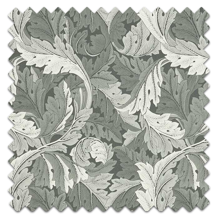 Swatch of Acanthus Jacquard Slate