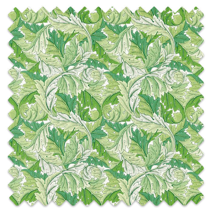 Swatch of Acanthus Leaf Green