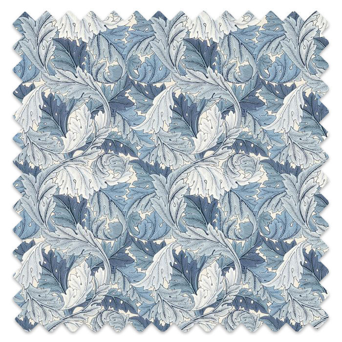 Swatch of Acanthus Outdoor Indigo