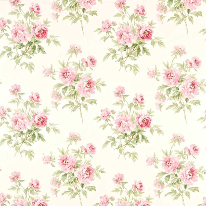 Adele Rose/Cream Fabric by Sanderson