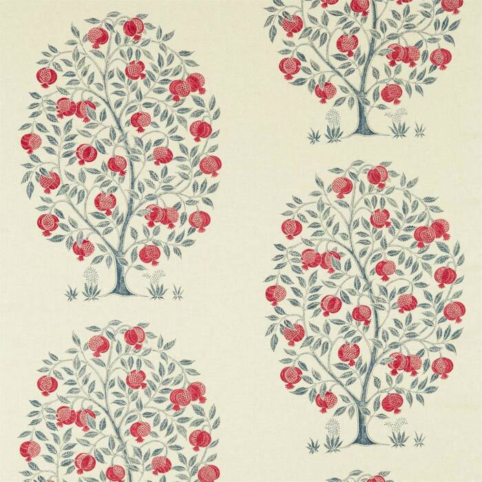 Anaar Tree Blueberry Fabric by Sanderson