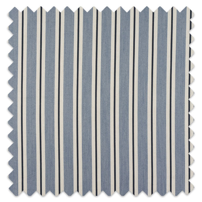 Swatch of Arley Stripe Denim by Porter And Stone