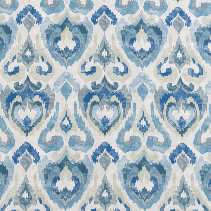 Aswan Sapphire Fabric by Bill Beaumont