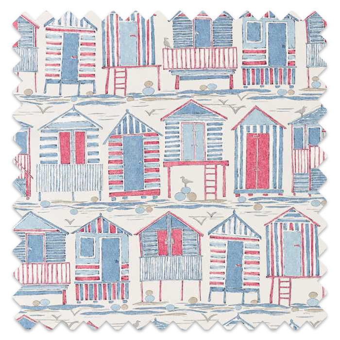 Swatch of Beach Huts Nautical