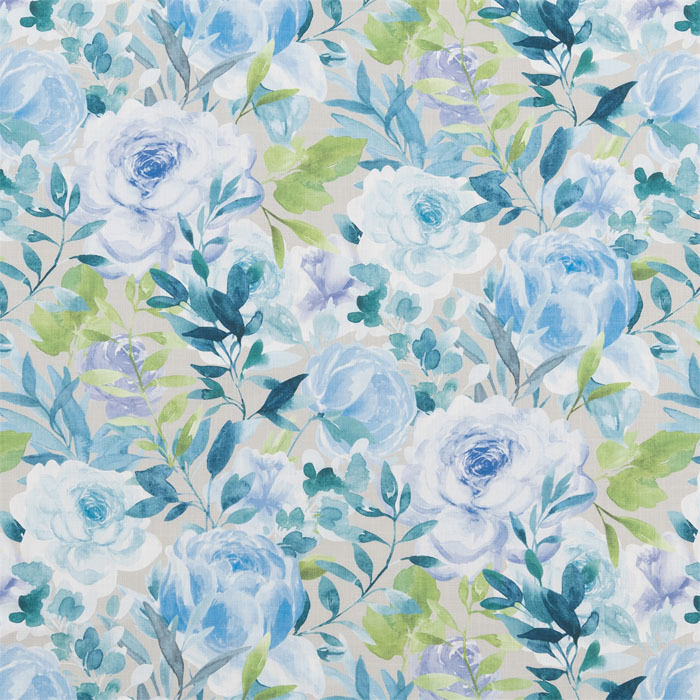 Belvoir Periwinkle Fabric by Bill Beaumont