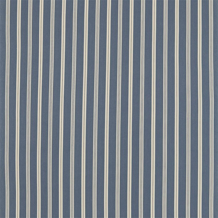 Brecon Indigo/Biscuit Fabric by Sanderson