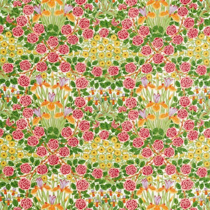 Campanula Sunburst Fabric by Morris & Co