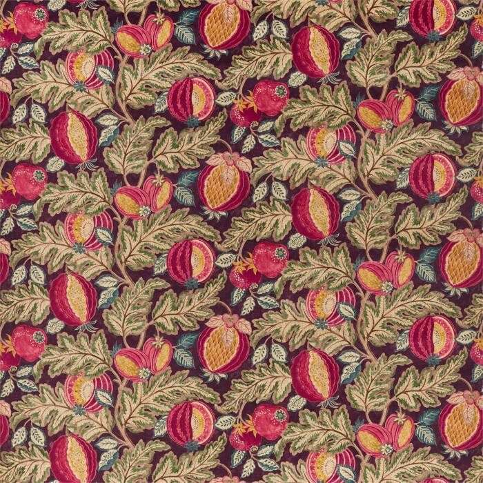 Cantaloupe Velvet Cherry/Alabaster Fabric by Sanderson