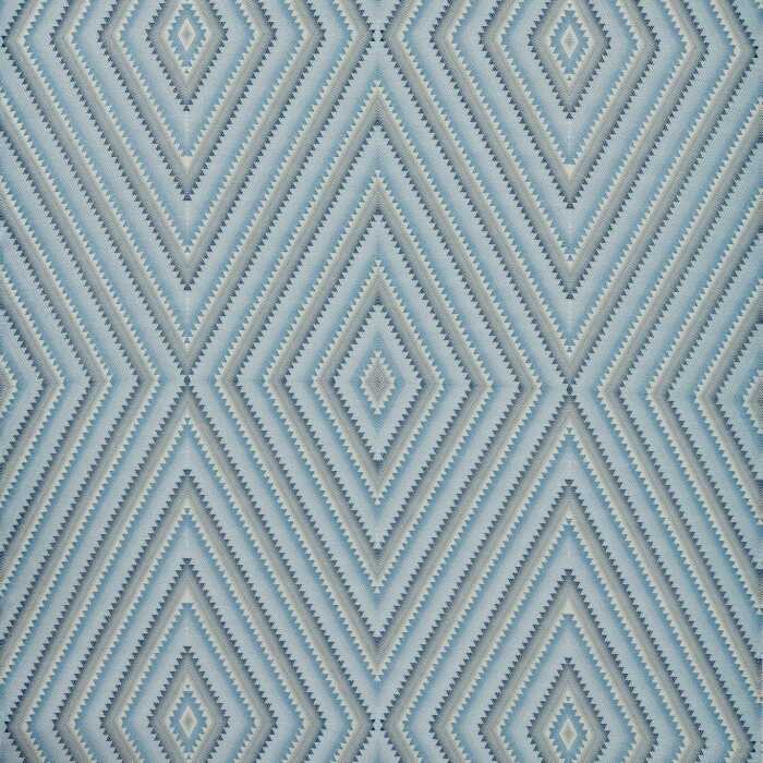 Dazzle Woad Fabric by Sanderson