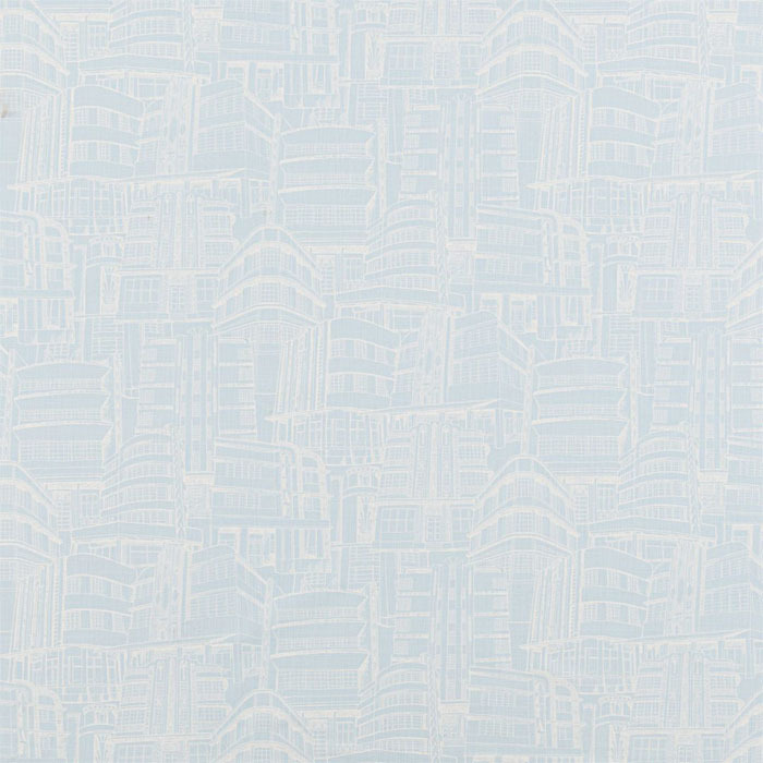 Deco Sky Blue Fabric by Bill Beaumont