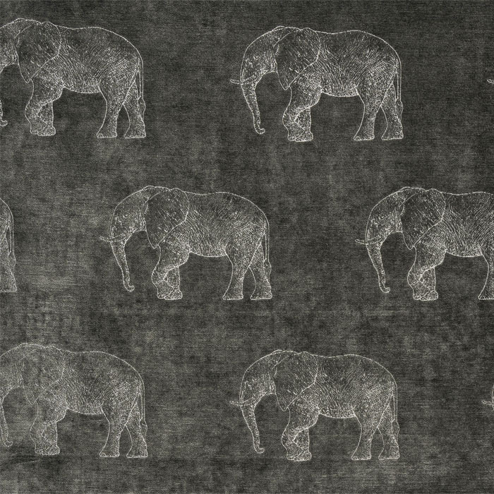 Elephant Grey Fabric by Porter And Stone