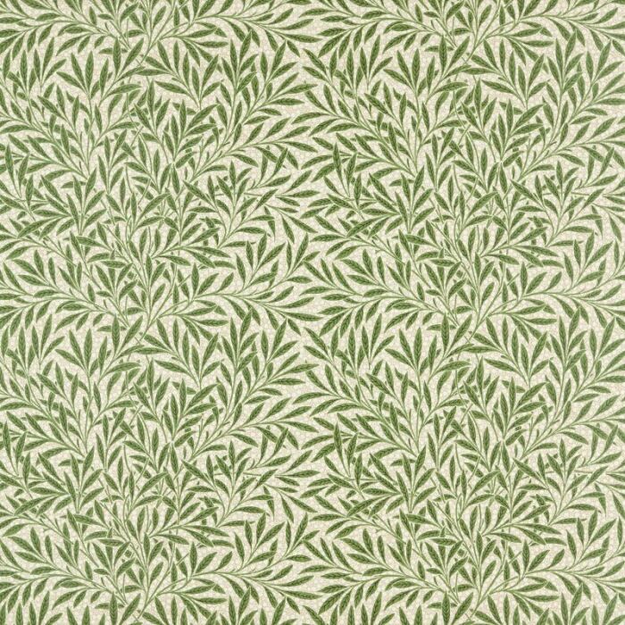 Emerys Willow Leaf Green Fabric by Morris & Co