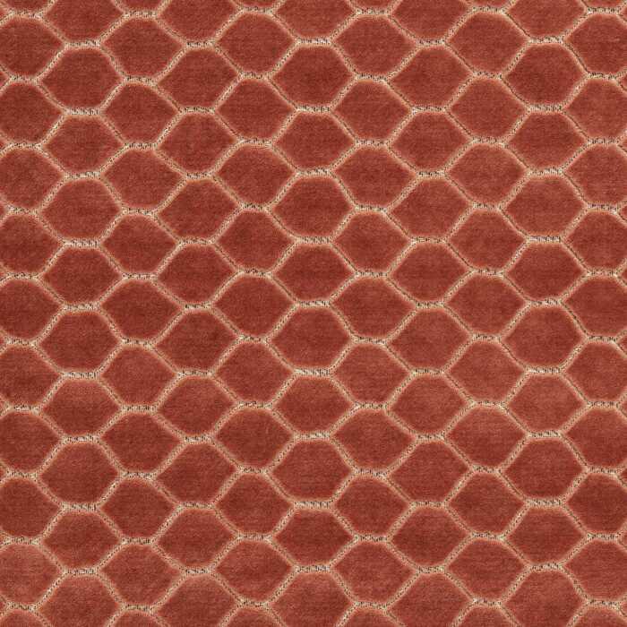 Faraday Velvet Sandstone Fabric by Sanderson