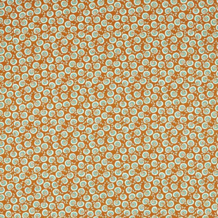 Fern Frond Rowan Berry Fabric by Sanderson