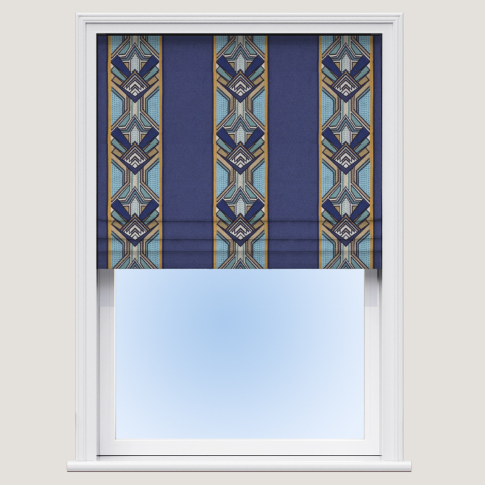 Gatsby Sapphire Roman Blind