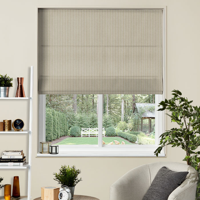 Roman Blind in Hartford Taupe by iLiv