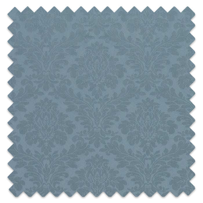 Swatch of Lymington Damask Mid Blue