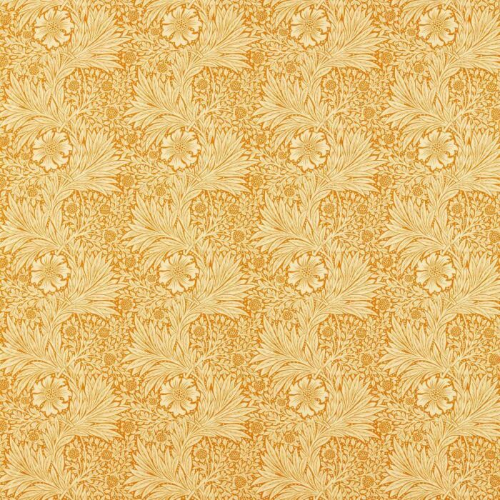 Marigold Cream/Orange Fabric by Morris & Co