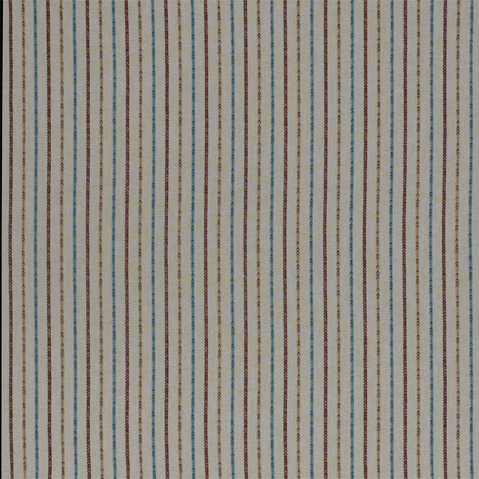 Maya Stripe Teal Fabric by Porter And Stone