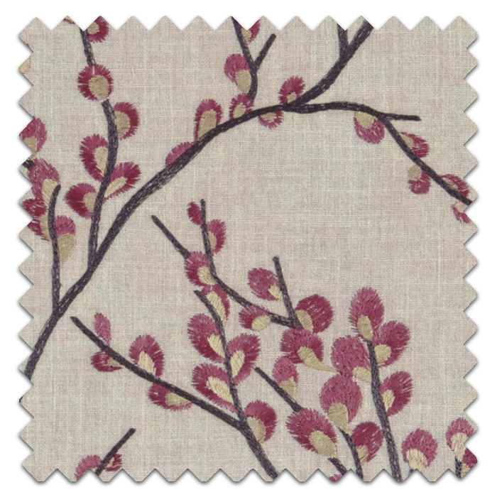 Roman Blinds Mila Berry Fabric Sample