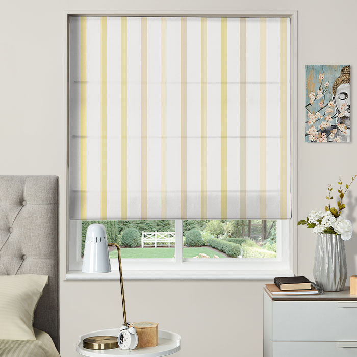 Roman Blind in Newport Citrus by iLiv