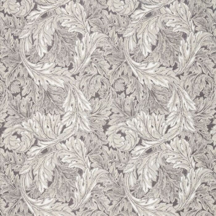 Pure Acanthus Weave Inky Grey Fabric by Morris & Co