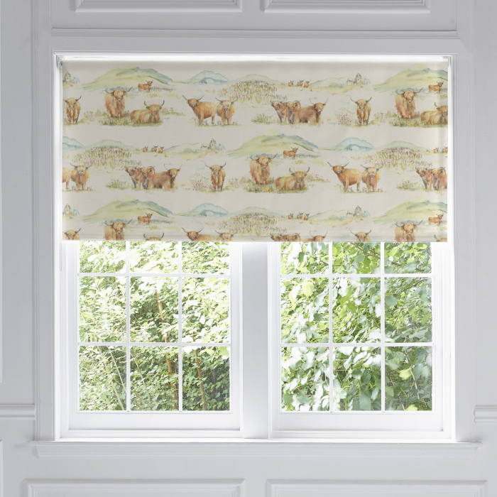 Voyage Maison Highland Cattle Blackout Roller Blind