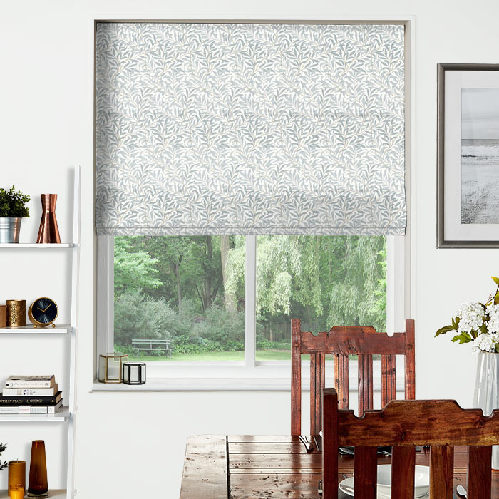 MotionBlind Roman Blind in Willow Boughs Mineral by Clarke And Clarke