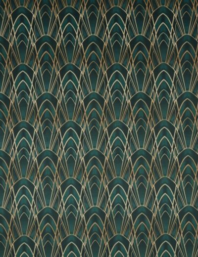 Delaunay Emerald Fabric