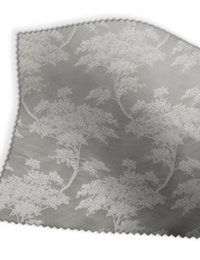 Japonica Silver Fabric