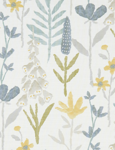 Bellflower Chambray/Honey Fabric