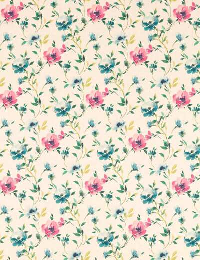 Serena Linen Forest Fabric