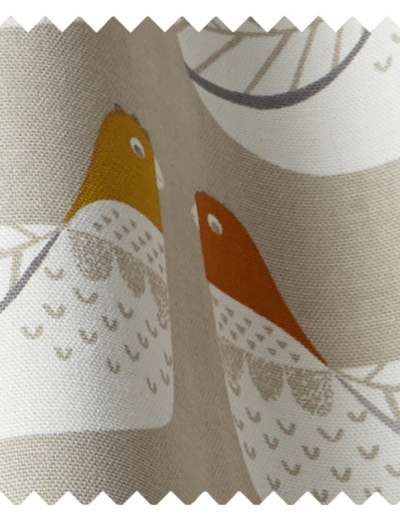 Cluck Cluck Tangerine Fabric