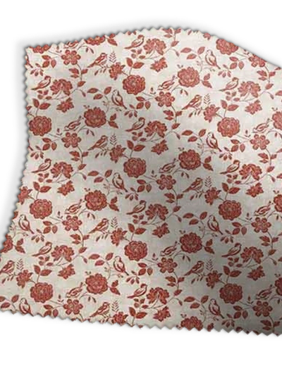 Bird Garden Peony Fabric