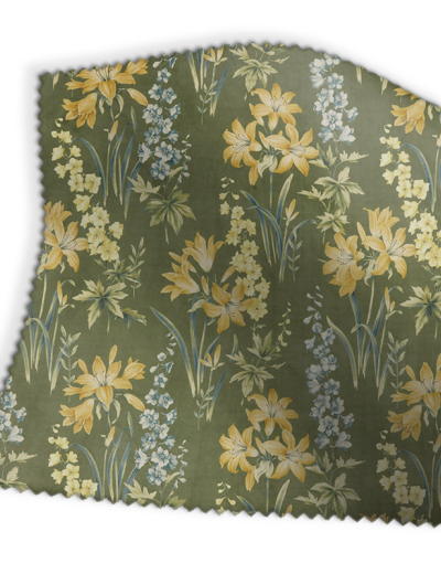 Botanical Studies Olive Fabric