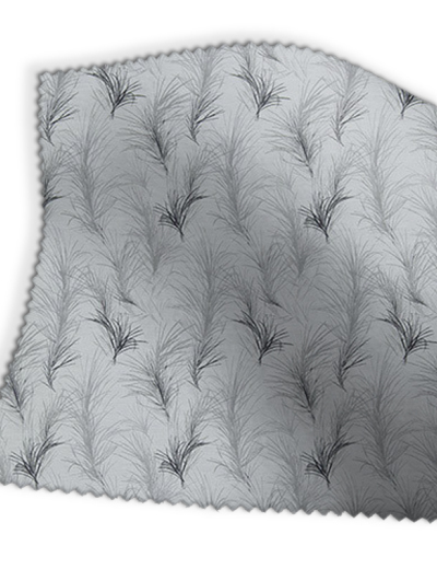 Feather Boa Graphite Fabric