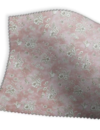 Finch Toile Rose Fabric