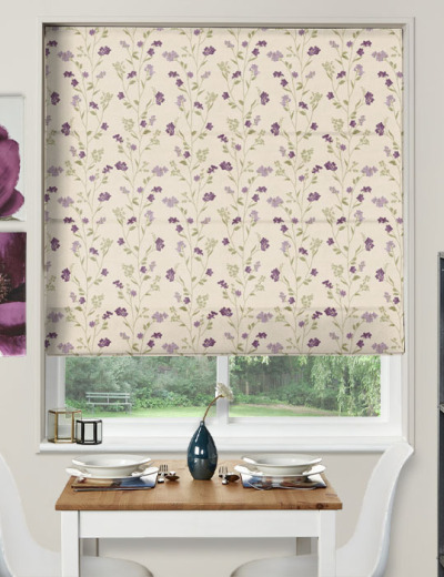 Made To Measure Roman Blinds Enchanted Heather