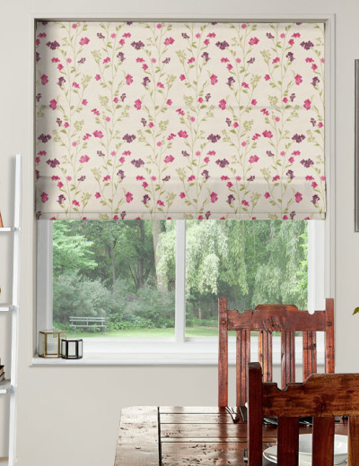 Made To Measure Roman Blinds Enchanted Magenta