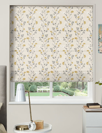 Made To Measure Roman Blinds Enchanted Ochre