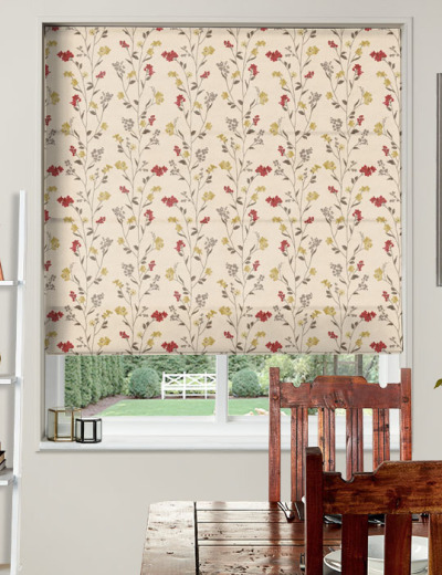 Made To Measure Roman Blinds Enchanted Rouge