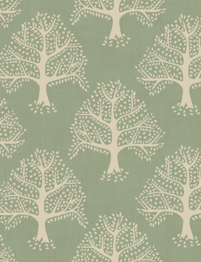 Great Oak Lichen Fabric