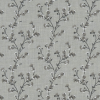 Blossom Charcoal Fabric Flat Image