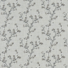 Blossom Silver Fabric Flat Image