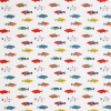 Mr Fish Poppy Fabric Flat Image