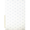 Dragonfly Sateen White Fabric by Sara Miller