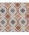 Mosaic Burnt Orange Fabric by Porter And Stone