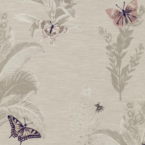 Monarch Blush/Damson Fabric Flat Image