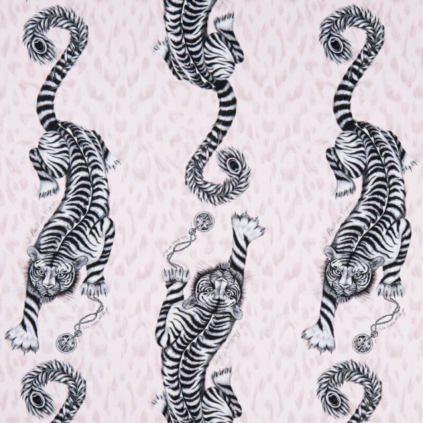 Tigris Pink Fabric Flat Image